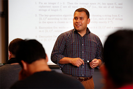 UW Tacoma's newly-promoted Associate Professor Anderson Nascimento, who was unable to attend the Latinx Faculty Recognition Event in person.