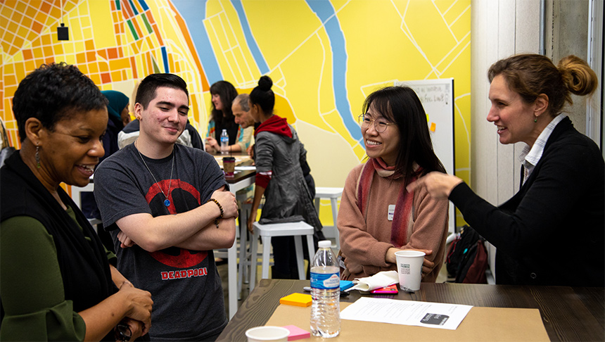 Students in the Global Innovation & Design Lab at UW Tacoma