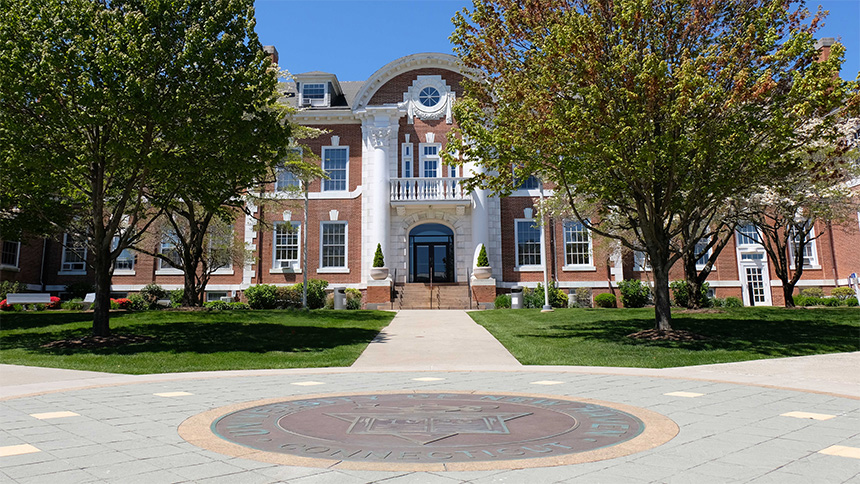 View of University of New Haven, New Haven, Conn.