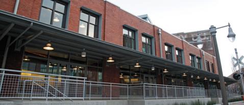 Russell T. Joy Building on UW Tacoma campus, showing Commerce St. frontage