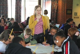 Students at McCarver Elementary School in Tacoma's Hilltop neighborhood