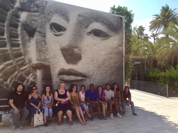 Exploring the art museum in Alicante