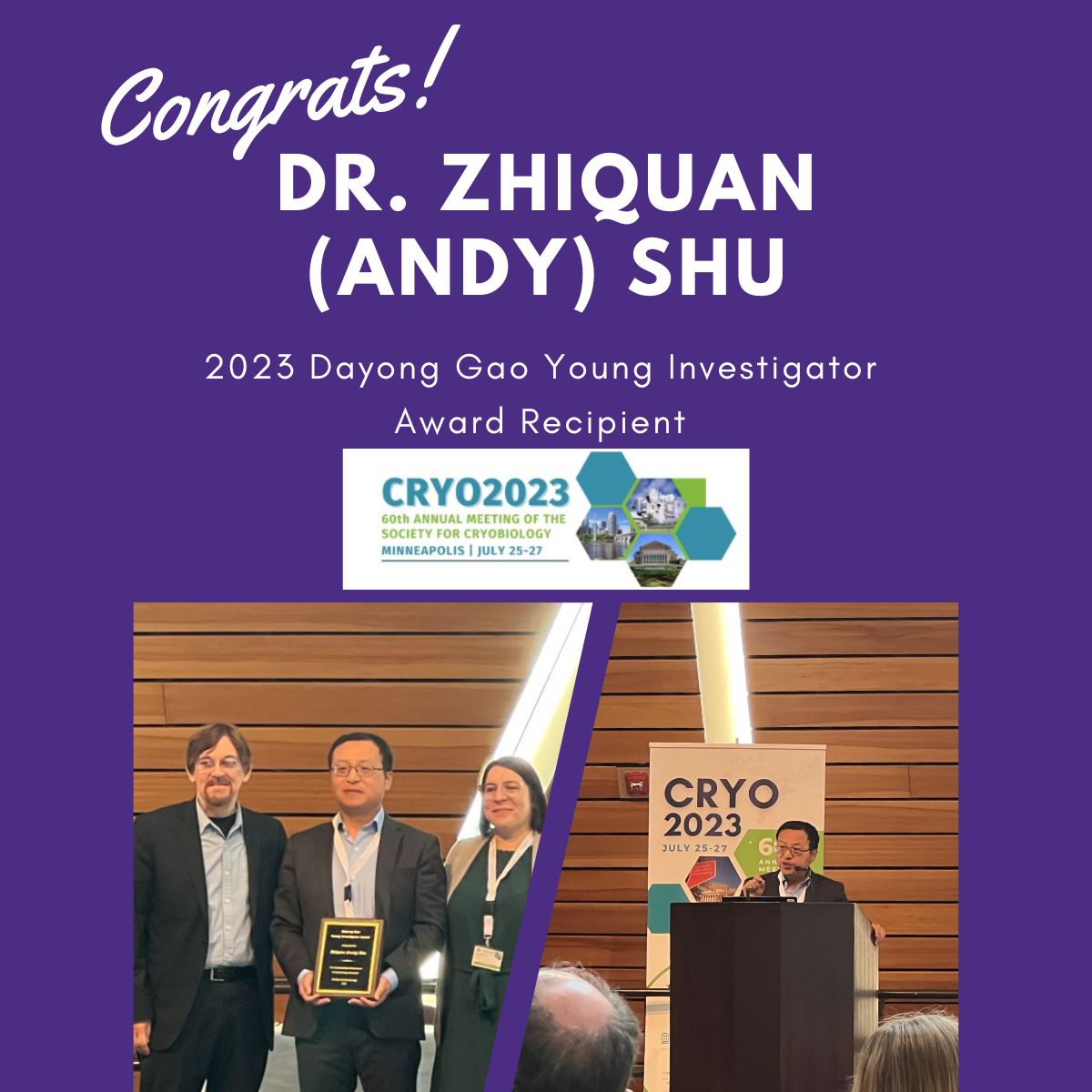 dr. andy shu award