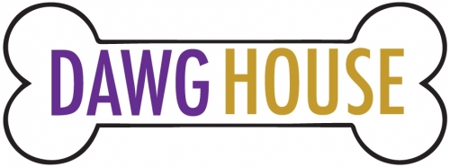 Image of logo, a bone with the words Dawg House inside.