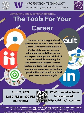 Technology tools for success seminar flyer