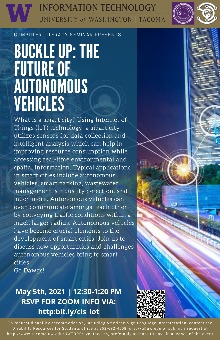 Buckle up: The future of autonomous vehicles flyer