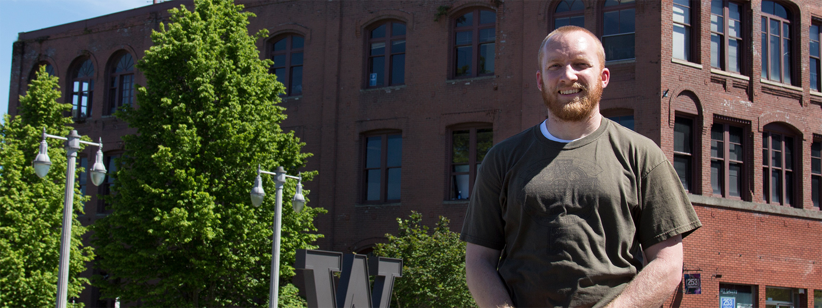 UW Tacoma graduating senior Jacob Nau