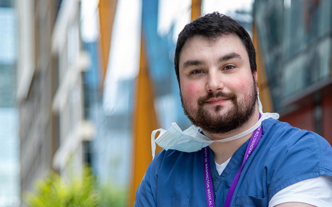 UW Tacoma biomedical sciences student Lucas Bjorkheim