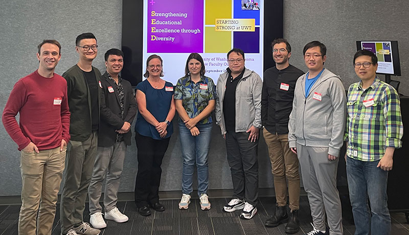 New UW Tacoma faculty during their welcome orientation