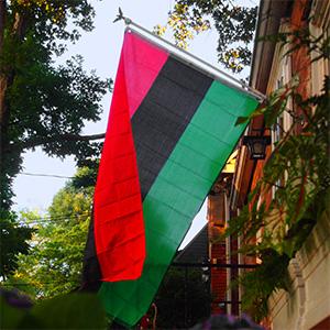 Pan African flag photo by Thomas Cizauskas