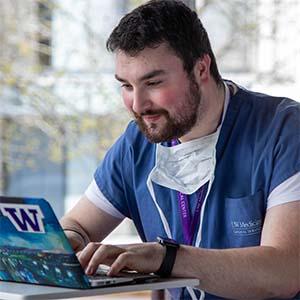 UW Tacoma biomedical sciences student Lucas Bjorkheim