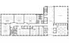 Floor plan of UW Tacoma's Milgard Hall, second floor