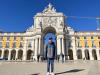 Jovany standing in front of an arch