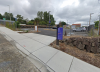 Photo of the entrance to the Whitney parking lot on the UW Tacoma campus.